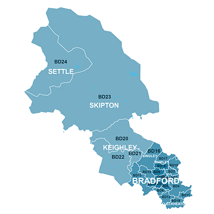 Bradford Map (House Sale Data)